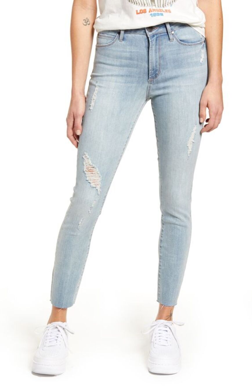 Articles of Society Heather High Waist Skinny Jeans Cane Size 24 New